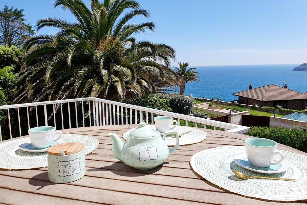 Villa Vistas Al Mar, Urbanizacion Privada Con Piscina De Agua Salada Ajo Exterior foto