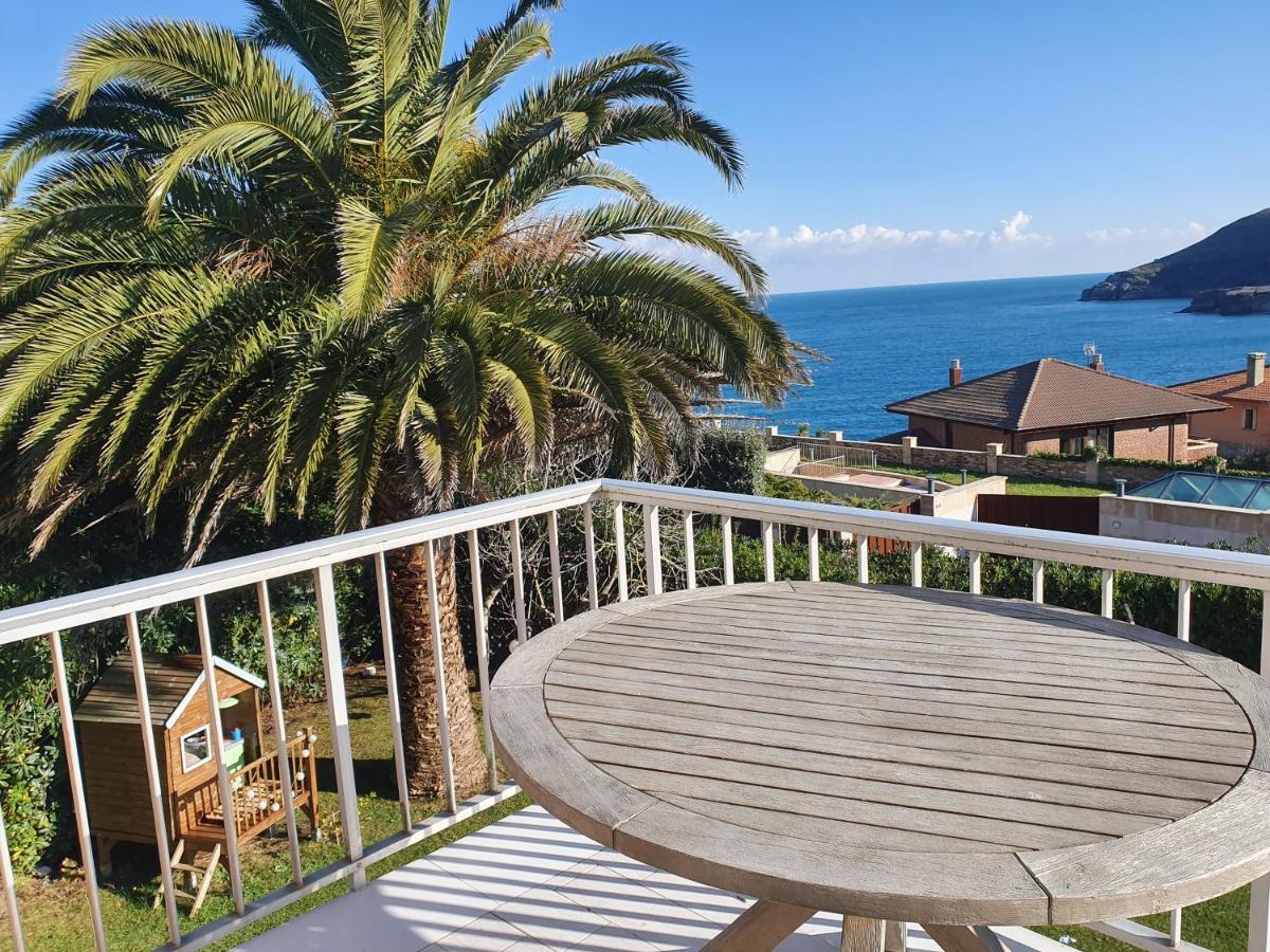 Villa Vistas Al Mar, Urbanizacion Privada Con Piscina De Agua Salada Ajo Exterior foto