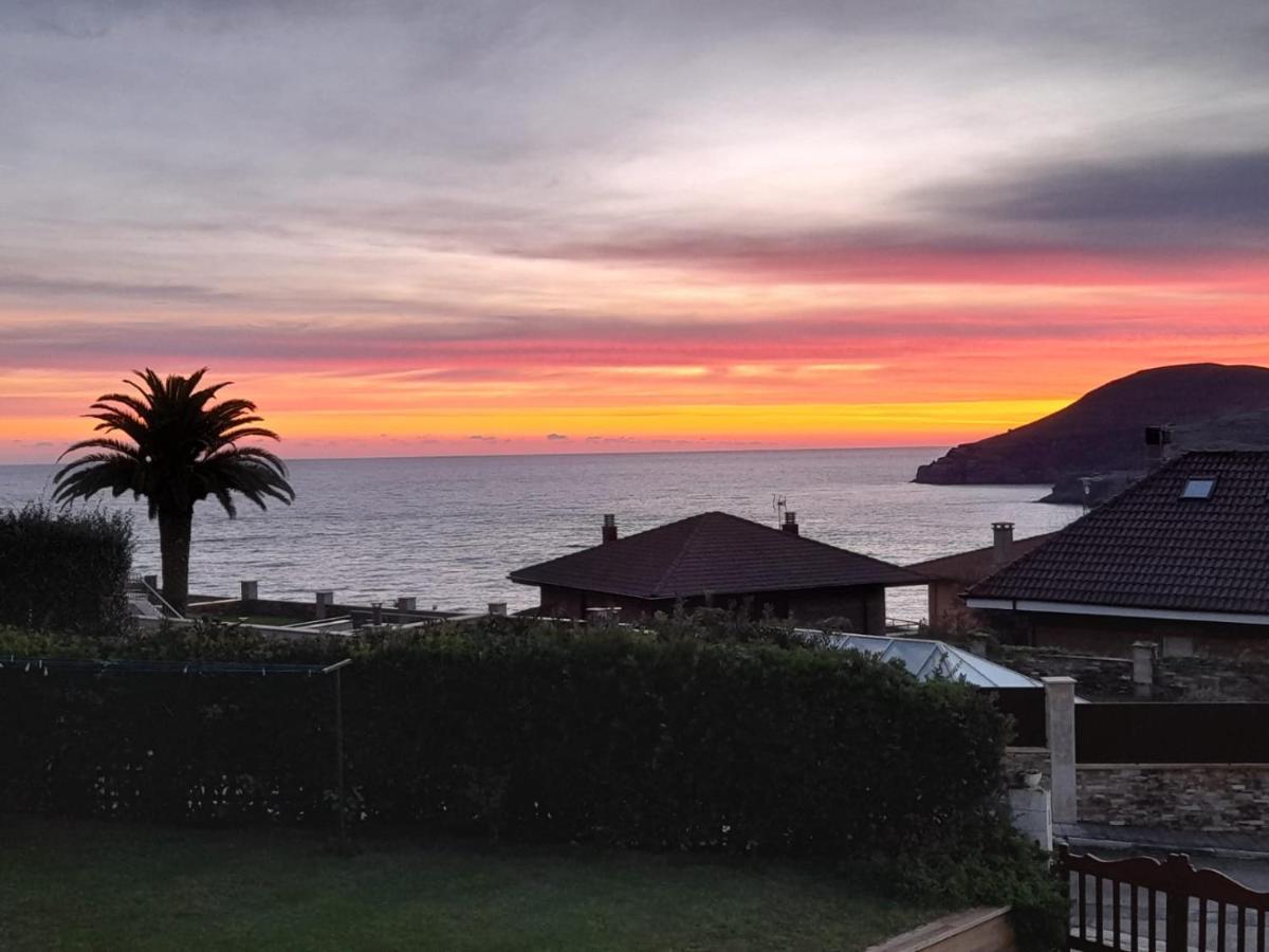 Villa Vistas Al Mar, Urbanizacion Privada Con Piscina De Agua Salada Ajo Exterior foto