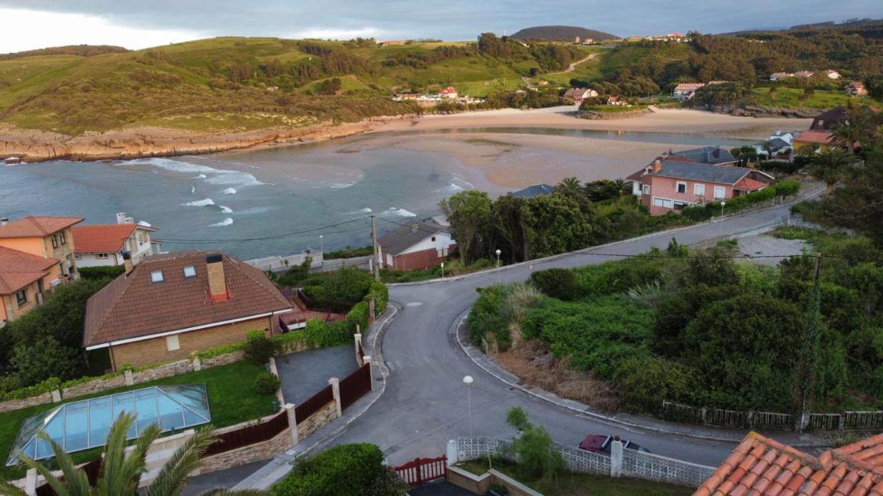 Villa Vistas Al Mar, Urbanizacion Privada Con Piscina De Agua Salada Ajo Exterior foto